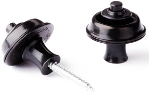 Dunlop Straplok Dual SLS1103BK Крепление ремня, черное, 2шт.