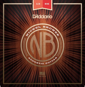 D'Addario Nickel Bronze 13-56 Medium NB1356 