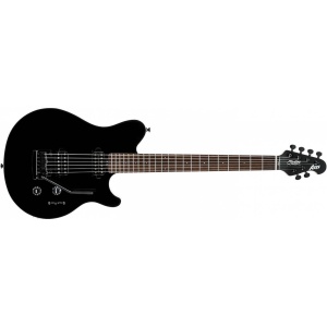 Электрогитара Sterling by Music Man Axis Black with White AX3S-BK-R1, черная