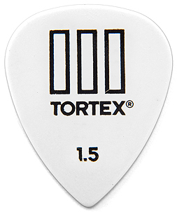 Dunlop Tortex TIII 462R1.50 White 1.50