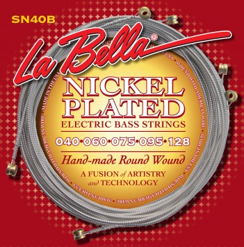 La Bella Nickel Plated 40-128 SN40-B