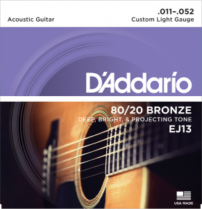 D'Addario Bronze 80/20 13-56 Medium EJ12 