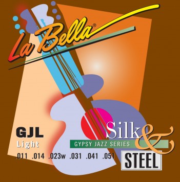 La Bella Silk & Steel Gypsy Jazz 11-51 Light Шарик  GJL-BE 