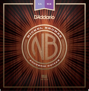 D'Addario Nickel Bronze 11-52 Custom Light NB1152 