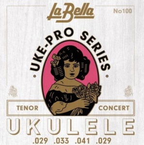 Струны для укулеле La Bella UKE-PRO Nylon Concert/Tenor 100