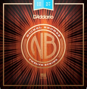 D'Addario Nickel Bronze 10-47 Light NB1047-12 