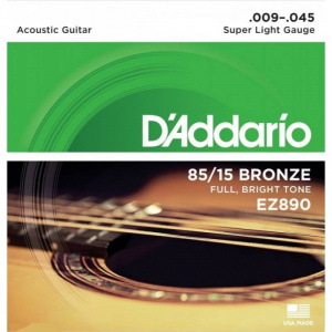 D'Addario American Bronze 85/15 09-45 Light EZ890