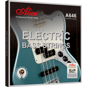Alice Electric Bass Anti Rust 45-105 Medium A646(4)-M