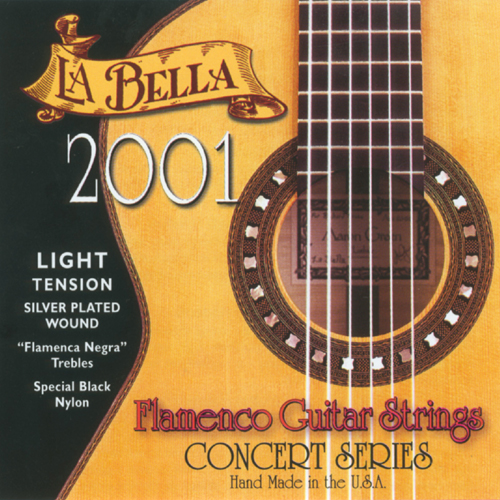 La Bella Flamenco, Black Nylon, Light Tension 2001FL 