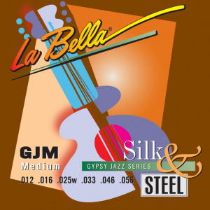 La Bella Silk & Steel Gypsy Jazz 12-56 Medium Шарик GJM-LE