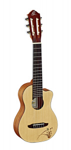 Гитарлеле Ortega Bonfire Series 6-струнный, с вырезом RGL5C