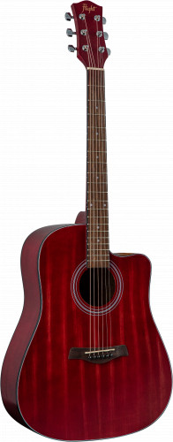 Акустическая гитара FLIGHT D-155C MAH / RD