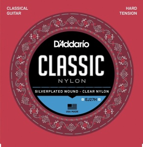 D'Addario Classic Clear Nylon Hard Tension EJ27H