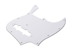 Hosco JB-W3P Защитная накладка для бас-гитары, белая, 3 слоя