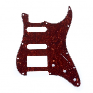 Musiclily MX1382BT Защитная накладка гитары Fender Stratocaster HSS, 4 слоя, черепаший панцирь