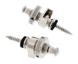 Schaller Security Lock 14010101 Крепление для ремня с блокировкой для гитары, никель