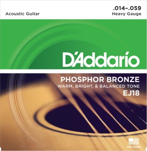 D'Addario Phosphor 14-59 Heavy EJ18 