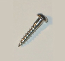 Hosco Саморез для крепления колков WS-03C 2,7х13мм, 1шт, хром