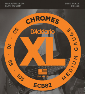 D'Addario Chromes 50-105 Medium ECB82 