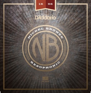 D'Addario Nickel Bronze 16-56 Resophonic NB1656 