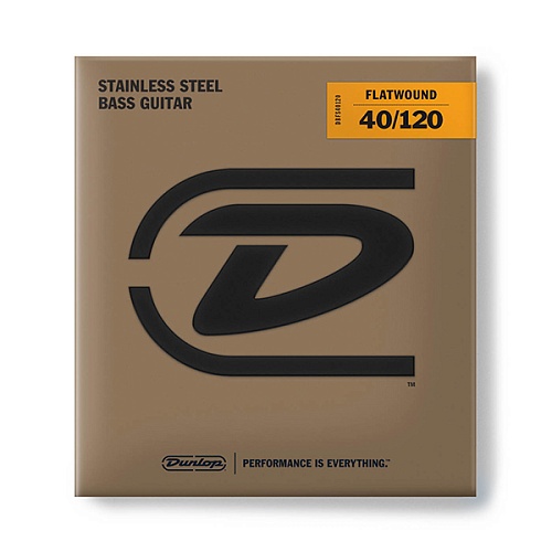 Dunlop Flatwound 40-120 Long Scale DBFS40120