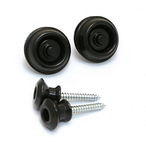 Dunlop Straplok Dual SLS1033BK Крепление ремня, черное, 2шт.