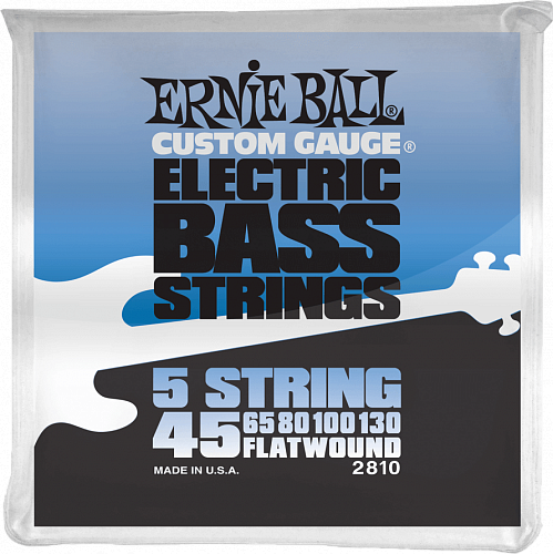 Ernie Ball Flat Wound 45-130 5 String 2810 