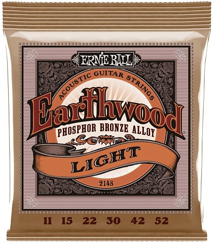 Ernie Ball Earthwood Phosphor 11-52 Light 2148 