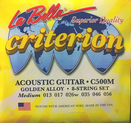 La Bella Criterion Golden Alloy 13-56 Medium C500M