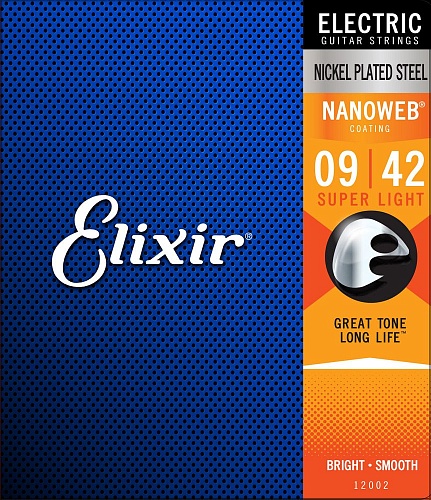 Elixir Nanoweb 09-42 Super Light 12002 