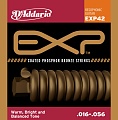 D'Addario EXP Coated Phosphor 16-56 Resophonic EXP42 