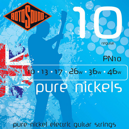 Rotosound Pure Nickels 10-46 Light PN10 
