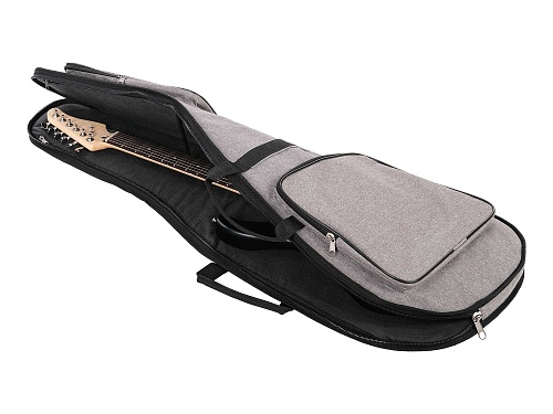 Чехол для электрогитары Lutner LEG-33, утепленный, серый/чёрный