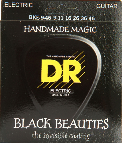 DR K3 Black Beauties Coated 09-46 Lite-Heavy BKE-9/46 