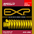 D'Addario EXP Coated Bronze 13-56 Medium EXP12 