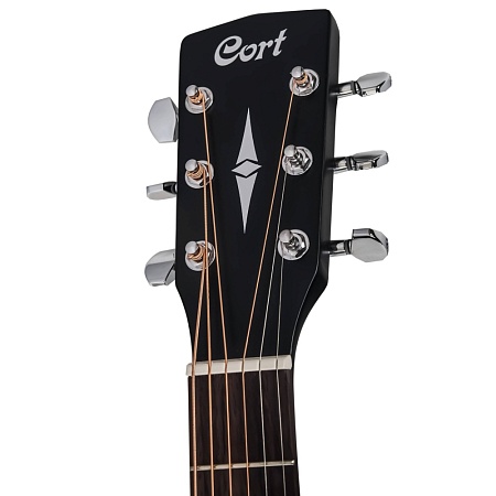 Трансакустическая гитара Cort AD810 BKS, со звукоснимателем X2 Double OS1