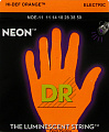 DR Hi-Def Neon Orange K3 Coated 11-50 Heavy NOE-11 
