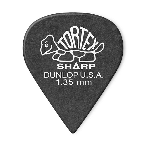 Dunlop Tortex Sharp 412R1.35 Black 1.35