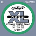 D'Addario Pro Steels 08-38 Extra Super Light EPS530 