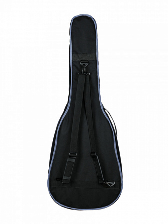 Чехол для акустической гитары дредноут 4/4, утепленный, черный/синий Lutner MLDG-41