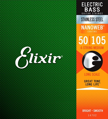 Elixir Nanoweb Steel 50-105 Medium 14702 