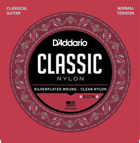 D'Addario Classic Clear Nylon Normal Tension EJ27N 