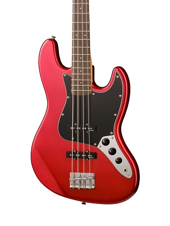 Бас-гитара Prodipe Jazz Bass JB80RA, красная. 