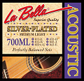 La Bella Silver Plated 11-52 Medium Light 700ML 