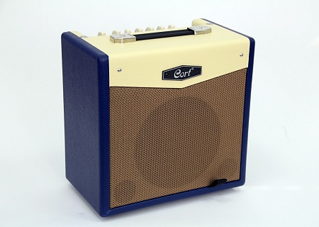 Комбоусилитель для электрогитары Cort CM30R-EU-DB CM Series, синий, 30 Вт