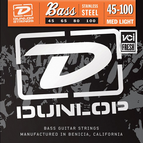 Dunlop Steel 45-100 Medium Light DBS45100