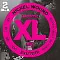 D'Addario Nickel Wound 45-100 Light EXL170TP 2 комплекта