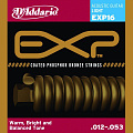 D'Addario EXP Coated Phosphor 12-53 Light EXP16