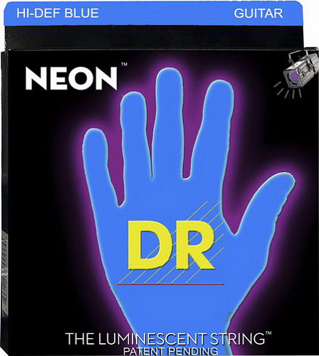 DR Hi-Def Neon Blue K3 Coated 11-50 Heavy NBE-11 