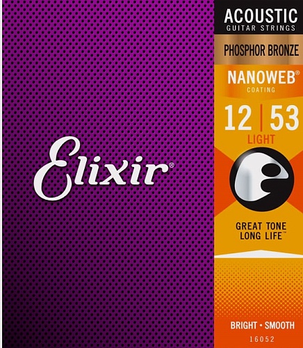 Elixir Nanoweb Phosphor 12-53 Light 16052 